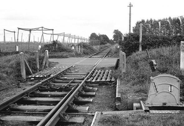 Track away from Station toward Tenterden